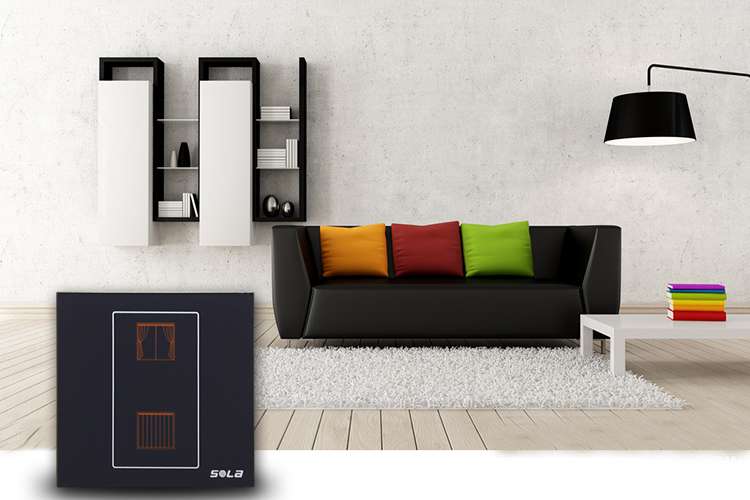 索拉電動窗簾智能開關