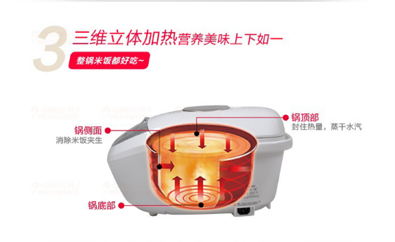 智能電飯煲三維立體 智能電飯煲三維立體
